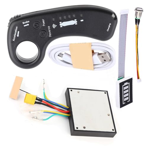 Electric Skateboard Controller ESC Replacement Dual Drive High Performance Mainboard with Remote Control for Electric Longboard Skateboard Professional Installation Required