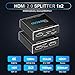 SP12H2 4K HDMI Splitter - 1x2 HDR, Dolby Vision Atmos, Down Scaler, 4K 1080P Sync, 4:4:4, HDCP2.2, EDID 4K5.1/4K7.1/Copy, For Game, Xbox, PS5, Roku