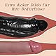24.5 * 6.8 Dicker-Dildo, XXL Realistischer GroßEr Dildo mit Starkem Saugnapf, Black Monster Dildo, Herren Analdildos Analplug, Damen-G-Punkt-Stimulation Fantasy Dildo