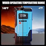 SHALL Car Jump Starter,Portable Air Compressors, 5 In 1 Multiple, tire inflation, Portable Powerbank Charger, and Jump Leads for up to 5.0-Liter Petrol and 3.0-Liter Diesel Engines - Image 6