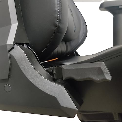 CADEIRA GAMER PRETA HEAVY DUTY CLANM - SUPORTA 180KG