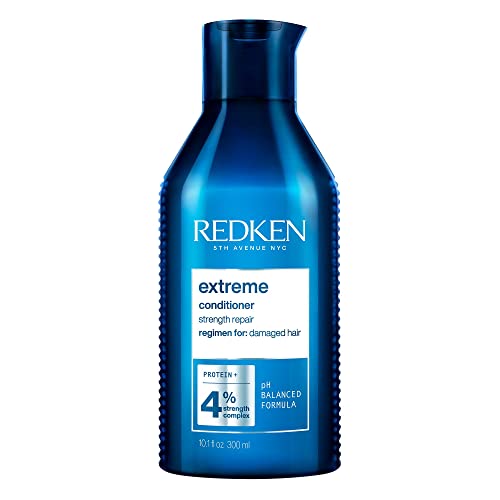 Produktfoto von Redken Spülung für sprödes und geschädigtes Haar, Anti Haarbruch, Mit Interlock Protein Network, Extreme…