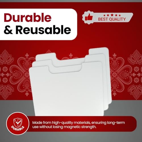 Image of ArtBin 6979AA Magnetic Die Sheet Set 9-Pack, Die Organizers, Magnetic Organizer Sheets, 3 Sheets [2-Pack], White