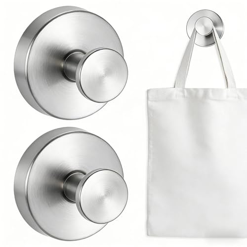 kasanidika �z�Ճt�b�N�y2���z�}�O�l�b�g�t�b�N �Ǌ|���t�b�N �h���E�H�[���t�b�N ���� �^�� �ω׏d10kg �X�e�����X �h�K ���a60mm ���J���s�v �ϋv�� �J��Ԃ��g�p �����Ȃ� �Ǐ����Ȃ� ������� �����C �L�b�`�� �I�t�B�X ���r��