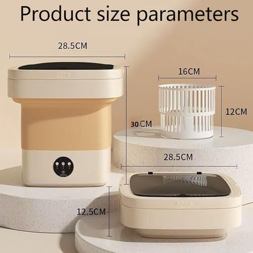 Machine à laver portable pliable pour le linge de bébé et camping-car - 2