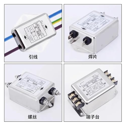 Filtre d'alimentation triphasé 380V haute isolation pour borniers et servos