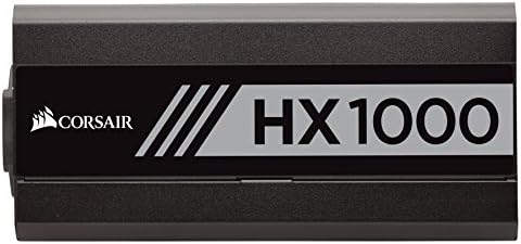 Corsair HX Series, HX1000, 1000 Watt, Fully Modular Power Supply, 80+ Platinum Certified, CP-9020139-NA