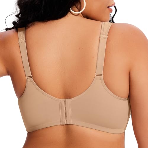 Image of ProKloud Minimizer Bras for Women Full Coverage Unlined Plus Size Supportive Underwire Bras for Everyday