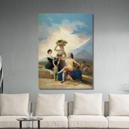 Toile Francisco de Goya La Récolte impression Fine Art