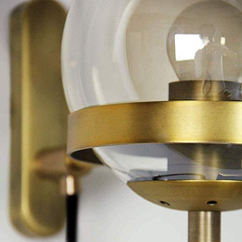 Apliques de Pared Edison E27 que eliminan zonas oscuras en pasillos con su pantalla transparente 2