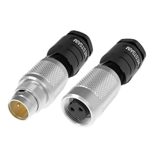 Conector M9 macho de 4 pines con soldadura blindada Lavender 4