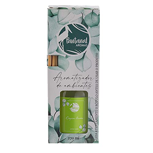 Pantanal Aromas - Difusor de aromas Bem-estar- Capim limão 270 ml