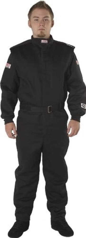 G-FORCE Racing Gear4525XLGBK GF 525 Black X-Large Multi-Layer Suit