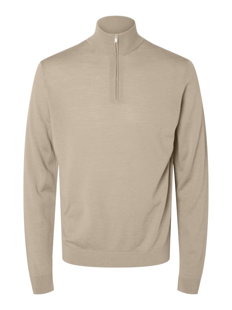 Slhtray ls knit merino half zip pull-over thermorégulateur et doux - 2