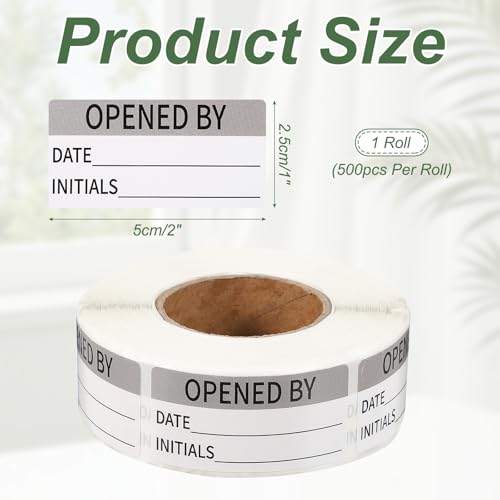 Étiquettes de marquage pour aliments PATIKIL rouleau d'étiquettes adhésives amovibles 2 x 1 po - 2