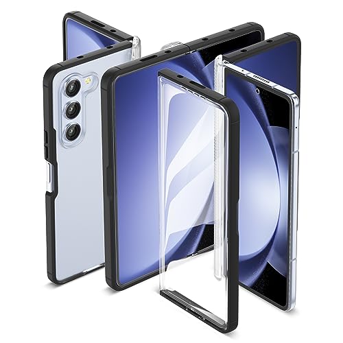 Coque Galaxy Z Fold 5 antichoc et antirayures ORETECH PC rigide noir
