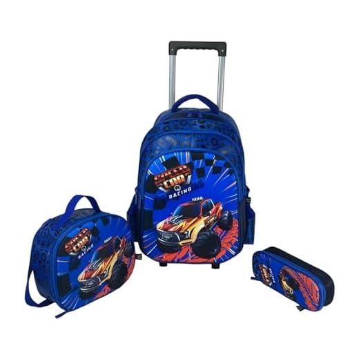 Kit Infantil Truck Pol 3 Peças Com Rodas Speed Car SCK7U (Azul)