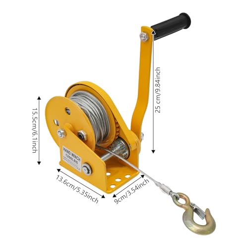 Grúa de elevación para aire acondicionado desmontable: herramienta portátil de 15m y carga 330 LB 8