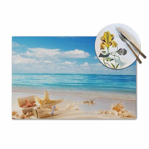Set de table de cuisine contre les taches et la chaleur - 4
