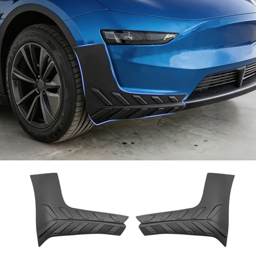 Titibett Front Bumper Cover Fits for 2025-2026 Tesla Model Y Long Range Bumper Protector Compatible with Model Y Exterior Accessories Front Bumper Corner Guard