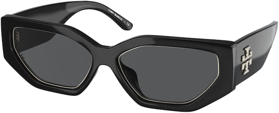 Tory BurchTY9070U Rectangular Sunglasses for Women + BUNDLE With Designer iWear Eyewear Kit