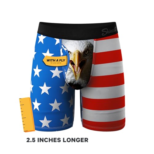 Shinesty Hammock Support Long Leg Boxer Briefs for Men | Underwear | 2 Pack3