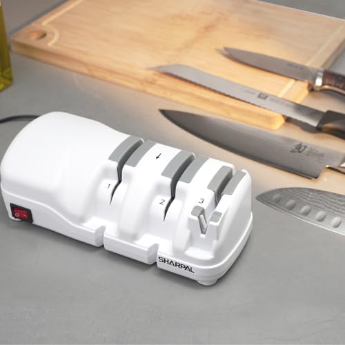 image for SHARPAL 198H 3 Stages Professional Electric Knife Sharpener, Diamond R