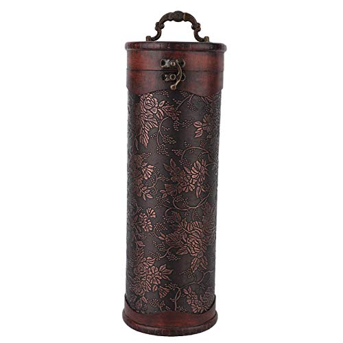 Tyenaza Vintage Decorative Wine Box, Wooden Wine Storage Case Bottle