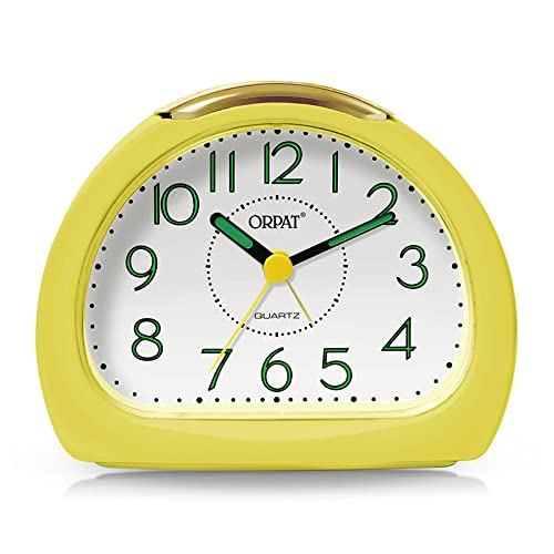 Ajanta Orpat Time Piece Beep Alarm Clock (Small_140X114X74 Mm, Apricot,Plastic) at Rs. 419