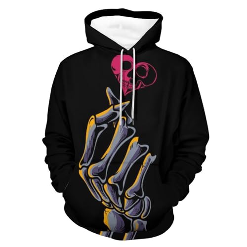 Sweats à capuche manche longue Coeur de Main, pull homme femme taille S de style urbain