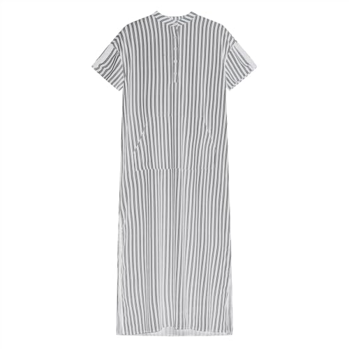 Arab Custom for Men Ritual Robe Caftans Tunics Mens Kaftan Thobe Muslim Islamic Full Length Outfits Men's Night Shirt Japanese Robes Runcati Cassock Outfit Nightshirts Shirts Black