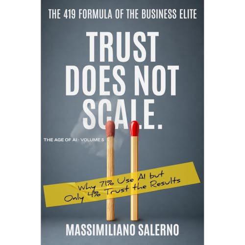TRUST DOES NOT SCALE Audiobook By Massimiliano Salerno cover art