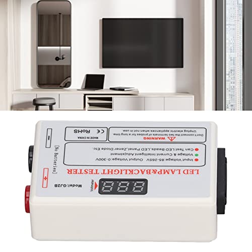 Testador de LED, Testador Portátil de Luz de Fundo 85V-265V 0-300V DC Saída Ampla Compatibilidade pa