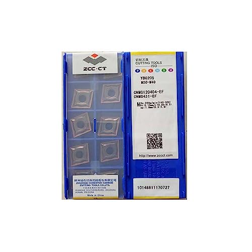 ZCC CT 100% Original CNMG CNMG12 CNMG1204 CNMG120404 EF CNMG120404-EF YBG205 Medium-Roughing Carbide Turning Inserts