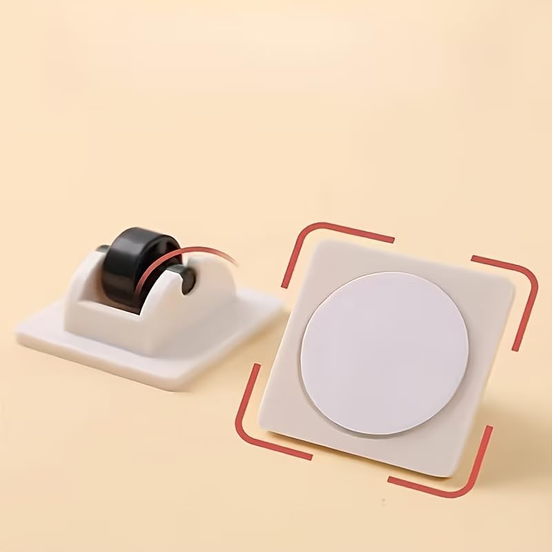 4-Piece Swivel Caster Wheels Set, Heavy Duty Plastic Furniture Casters for Storage Bins, Moving Boxes, Cabinets, and Home Organization