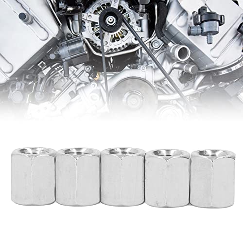 20 Stück Sechskant Kupplungsmutter, M8x1,25 14mm Länge Sechskantverbindungsmuttern 304 Rostfreier Stahl Metrische Sechskant Kupplungsmutter für Schraubenbolzen Maschinenschraube