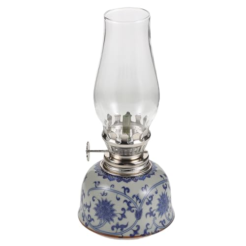Lampe à huile vintage pour camping et décoration de table de salon de jardin
