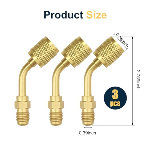 Adaptadores EEEKit 3PCS R32 R454B para aire acondicionado miniatura 2