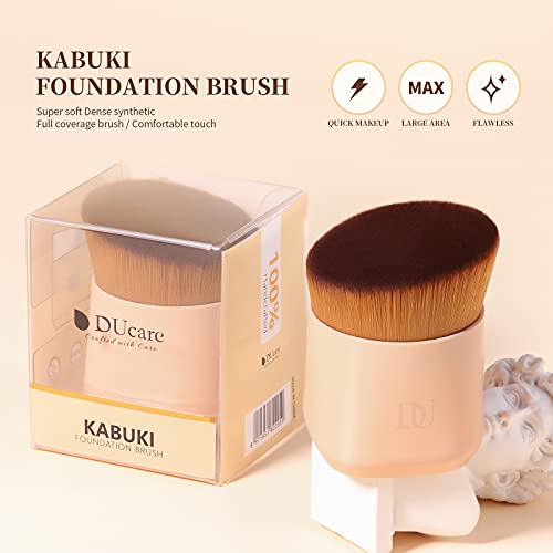 Ducare Foundation Makeup Blender, For Face Or Body Makeup, Works With Liquid Or Cream Foundation,Kabuki Blend Makeup For Even Coverage, 1 Count #TOP3