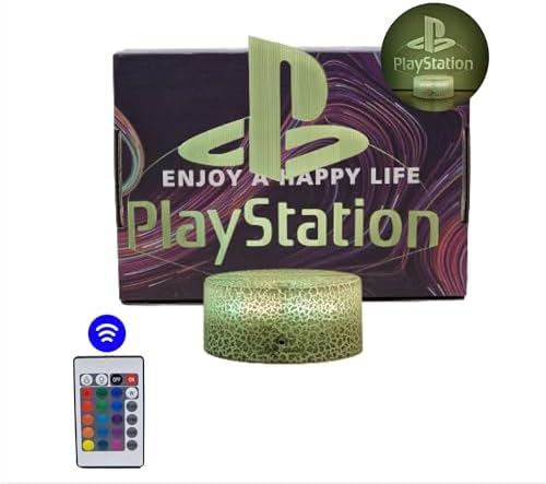 Lampada LED Half-Life Logo Cambia Colore - Luce Notturna 3D Con Ricarica USB E Batterie - Regalo Gamer - 3