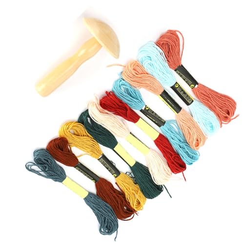 Kit de Suministros de Remiendo de Madera Funien con 10 Madejas de Hilos de Costura, Diseño Compacto para DIY, Viajes y Remiendos en Casa miniatura 6
