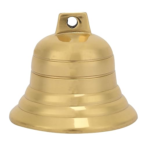 HERCHR Cloche Feng Shui en Cuivre, Cloche De Navire Suspendue en Laiton Antique, Cloche De Protection Bonne Chance, Fournitures Bouddhistes pour Hochets Suspendus De Voiture, Décoration de la Maison