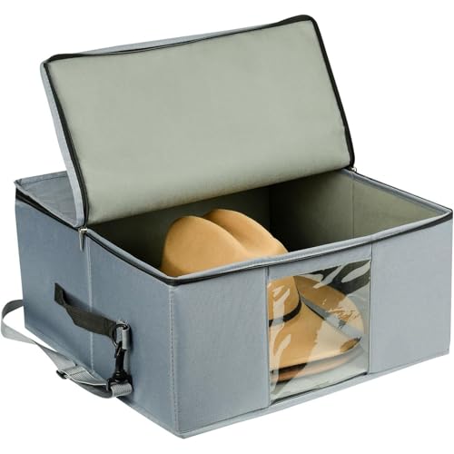 Étui à chapeaux Panama de voyage avec bandoulière réglable et boîte de rangement