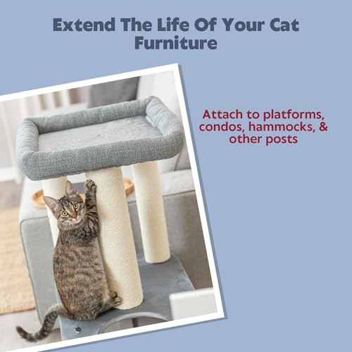 Trixie 43991 Ersatzstamm, Sisal, ø 9× 40 cm, natur