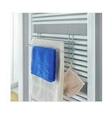 Seca varias toallas y paños para la cara y colgar batas.