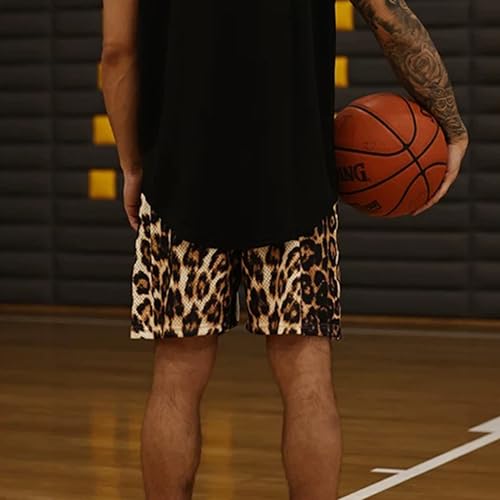 Men’s Mesh Basketball Shorts – Loose Quick-Dry Athletic Training Sport Shorts with Pockets & Drawstring 7