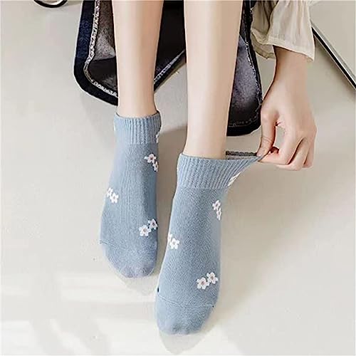 UAngLI Summer Socks for Girls, 10-pair Socks for Girls Summer Thin Cotton, Pure Cotton Socks for Girls, Boat Socks2