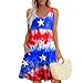 USA Dress Graphic Independence Day Patriotic USA Flag Dressy Maternity Festival O Neck Fashion 4th of July Outfits Vestidos De Verano para Mujer 2025 Dress Red
