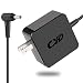 Cyd 19v 1.75a 33w powerfast-replacement for laptop charger asus zenbook c300ma x200ca x200ma x200la x201e x202 x202e f200ca e402ma adp-40th exa1206ch ad890326 8.2ft extra power-ac-adapter-cord