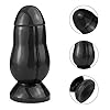 Roluck Analdildo Buttplug Anale Masturbation Prostata Stimulation Anal Plug für Frauen Männer Analsexspielzeug (Schwarz) #2